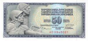 Jugoslawien p89a 50 Dinara 1978